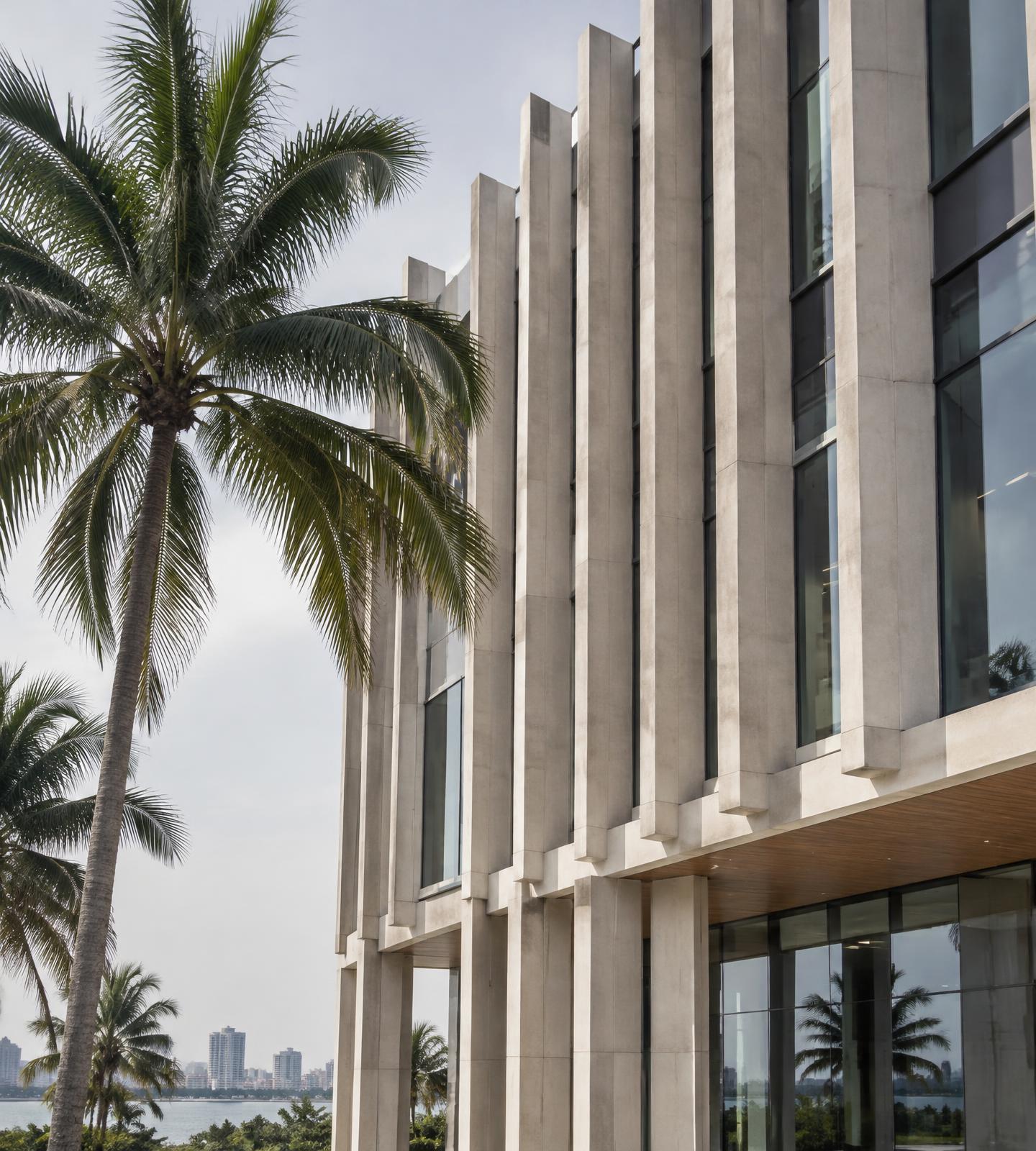 Illustration éditoriale d'une architecture africaine contemporaine